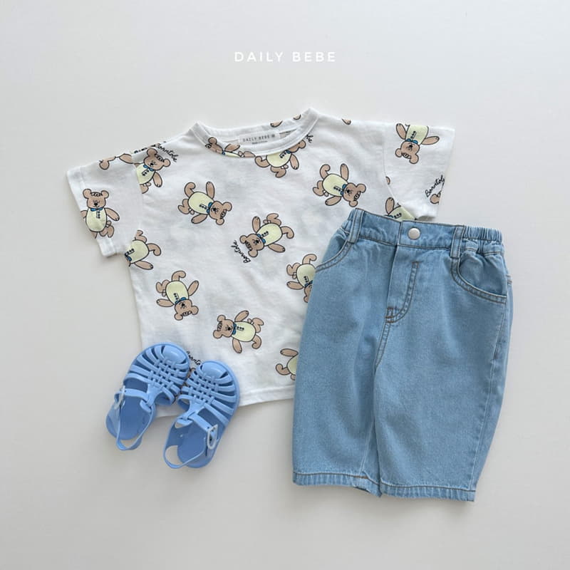 Daily Bebe - Korean Children Fashion - #childofig - Capri Jeans - 8