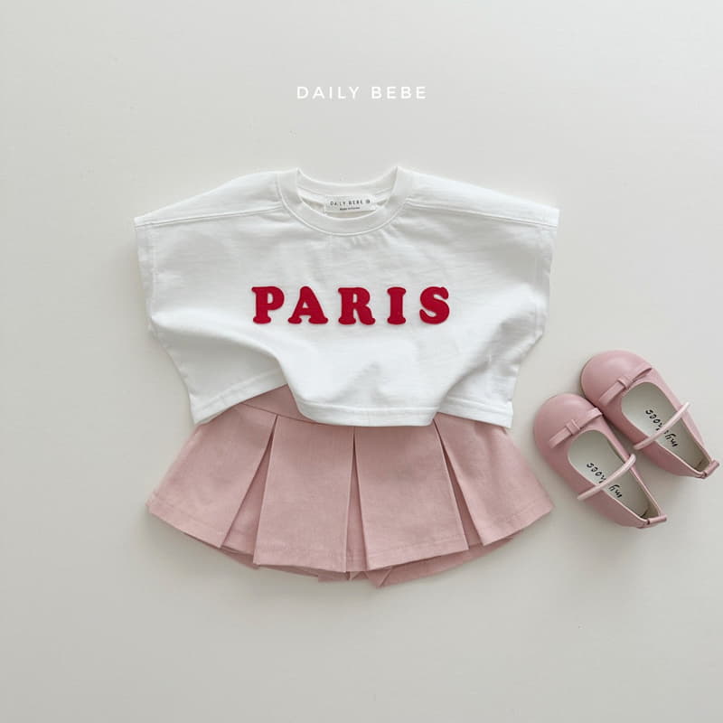 Daily Bebe - Korean Children Fashion - #childrensboutique - Paris Patch Crop Tee - 5