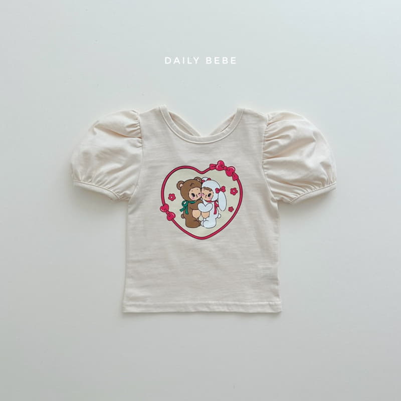 Daily Bebe - Korean Children Fashion - #childrensboutique - Puff Doll Tee