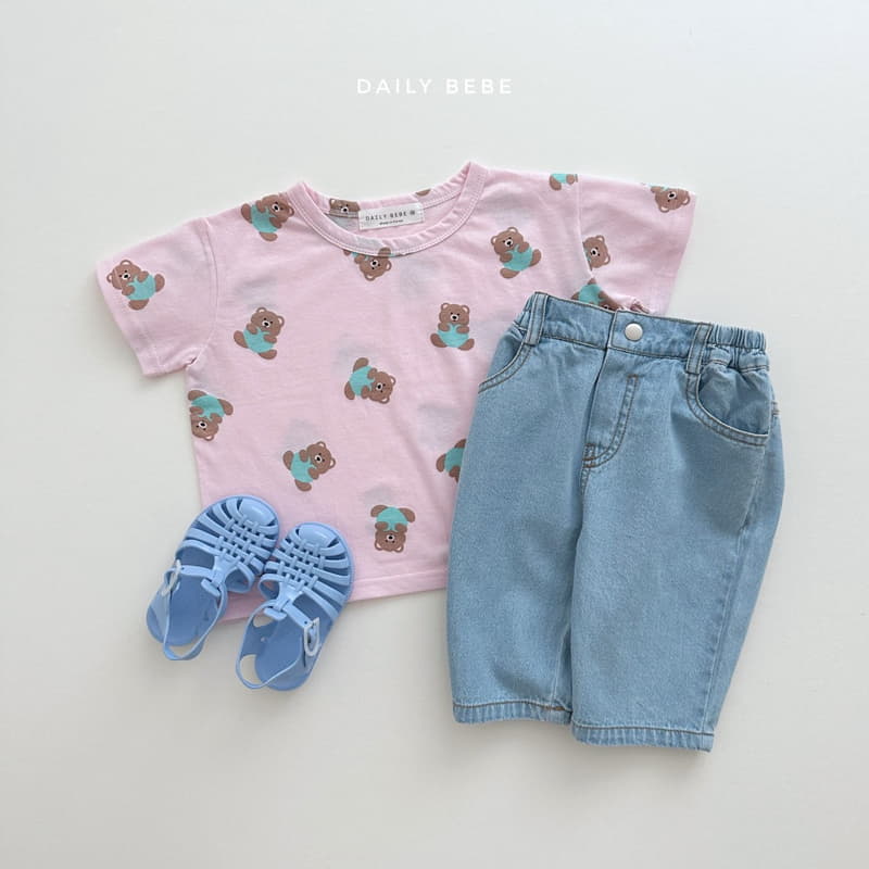 Daily Bebe - Korean Children Fashion - #childrensboutique - Capri Jeans - 9