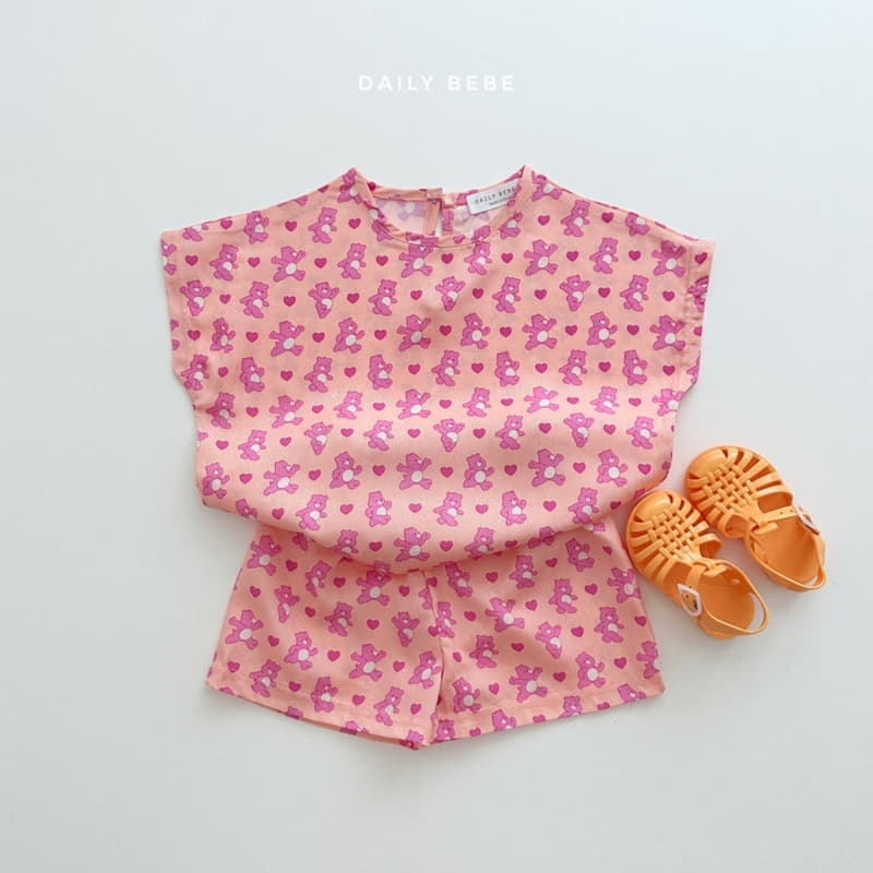 Daily Bebe - Korean Children Fashion - #childrensboutique - Ingun Top Bottom Set