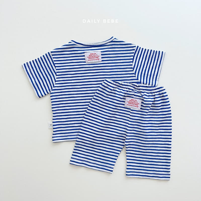Daily Bebe - Korean Children Fashion - #designkidswear - Slav Stripes Pajama - 9