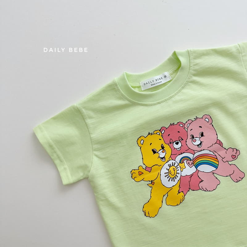 Daily Bebe - Korean Children Fashion - #childrensboutique - Care Bear Top Bottom Set - 4