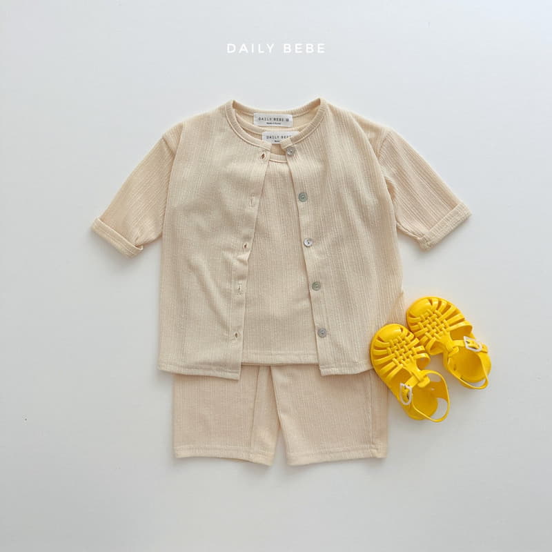 Daily Bebe - Korean Children Fashion - #designkidswear - Cardigan 3 Set - 6