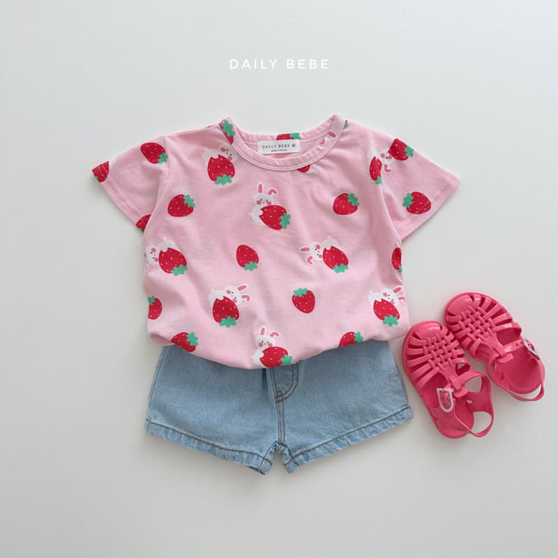 Daily Bebe - Korean Children Fashion - #discoveringself - Short Jeans - 9