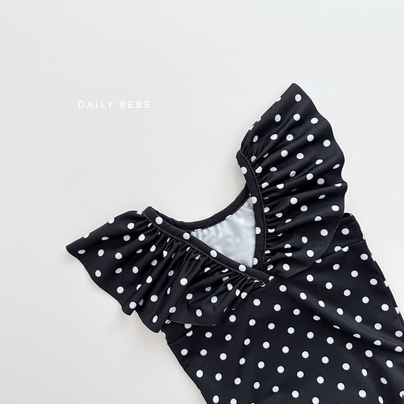 Daily Bebe - Korean Children Fashion - #designkidswear - Dot Frill Swimwear - 4