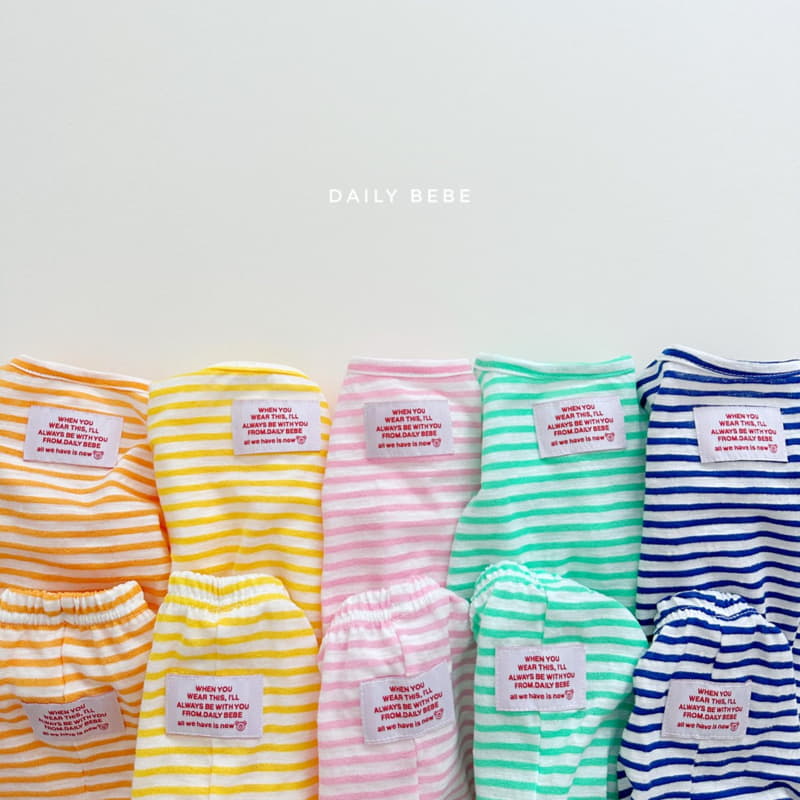 Daily Bebe - Korean Children Fashion - #fashionkids - Slav Stripes Pajama - 11