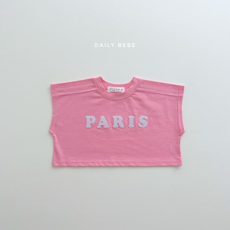 Daily Bebe - Korean Children Fashion - #fashionkids - Paris Patch Crop Tee - 8