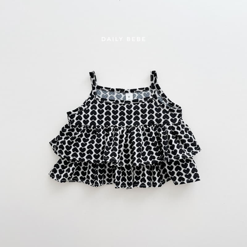 Daily Bebe - Korean Children Fashion - #kidsshorts - Cancan Sleeveless Top Bottom Set - 7