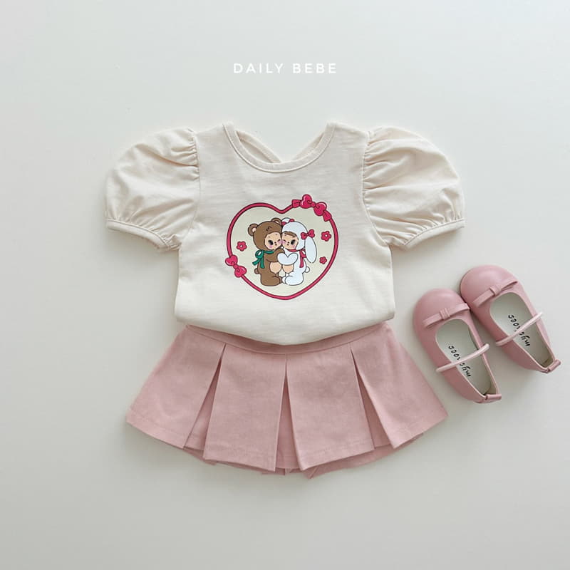 Daily Bebe - Korean Children Fashion - #kidsstore - Puff Doll Tee - 6