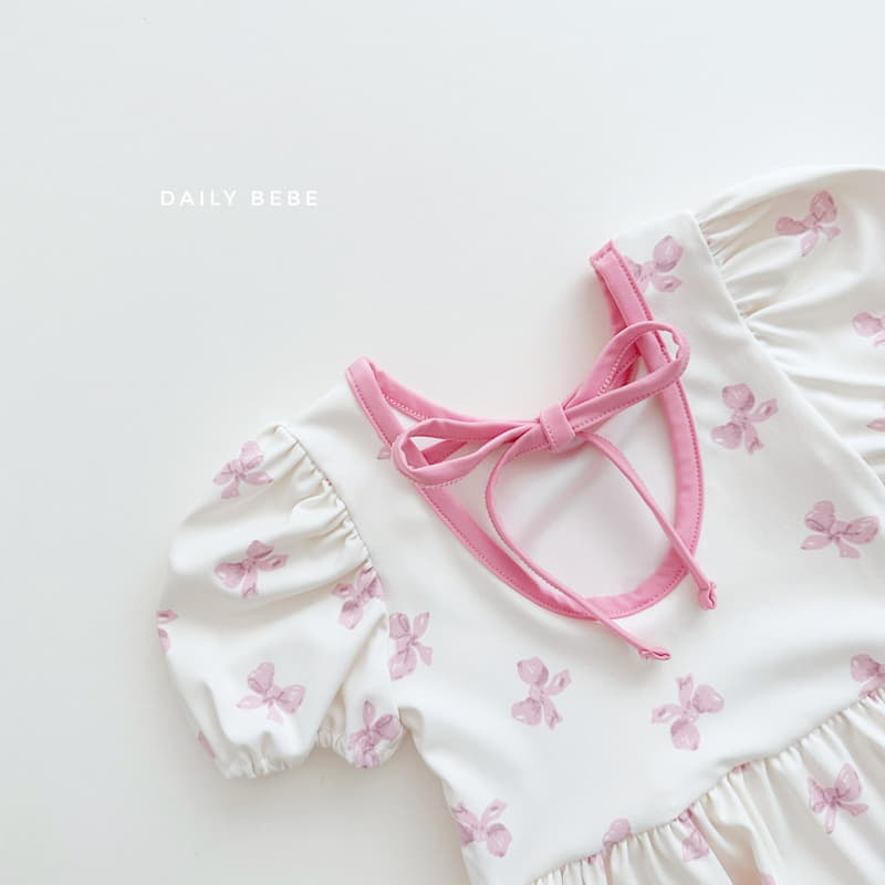 Daily Bebe - Korean Children Fashion - #kidsstore - Puff One-piece Swimwear - 8