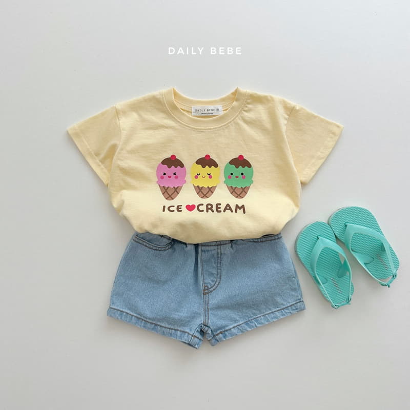 Daily Bebe - Korean Children Fashion - #kidzfashiontrend - Ice Cream Tee - 10