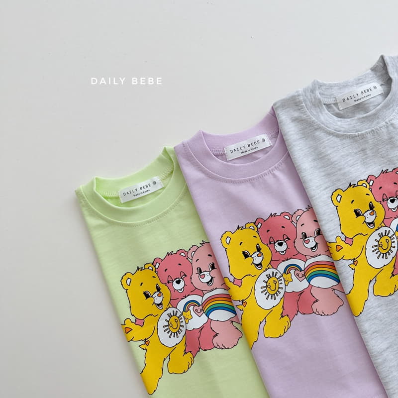 Daily Bebe - Korean Children Fashion - #kidzfashiontrend - Care Bear Top Bottom Set - 9