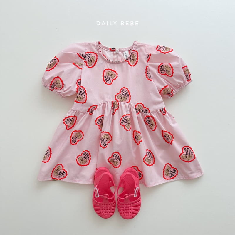 Daily Bebe - Korean Children Fashion - #kidsstore - Honey Bear One-piece - 4