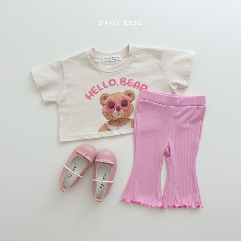 Daily Bebe - Korean Children Fashion - #littlefashionista - Bootscut Pants - 6
