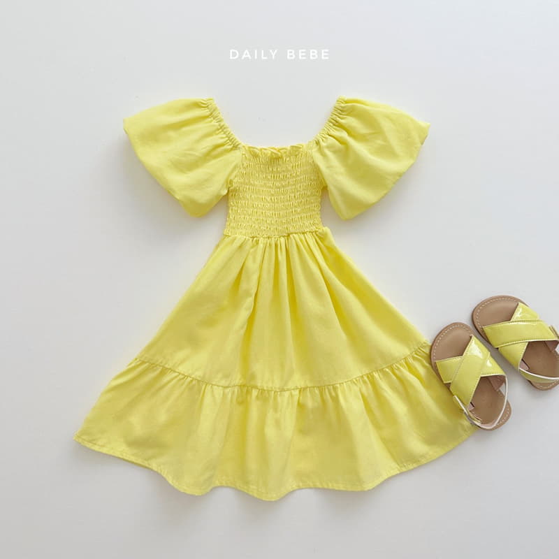 Daily Bebe - Korean Children Fashion - #littlefashionista - Smocked One-piece - 5