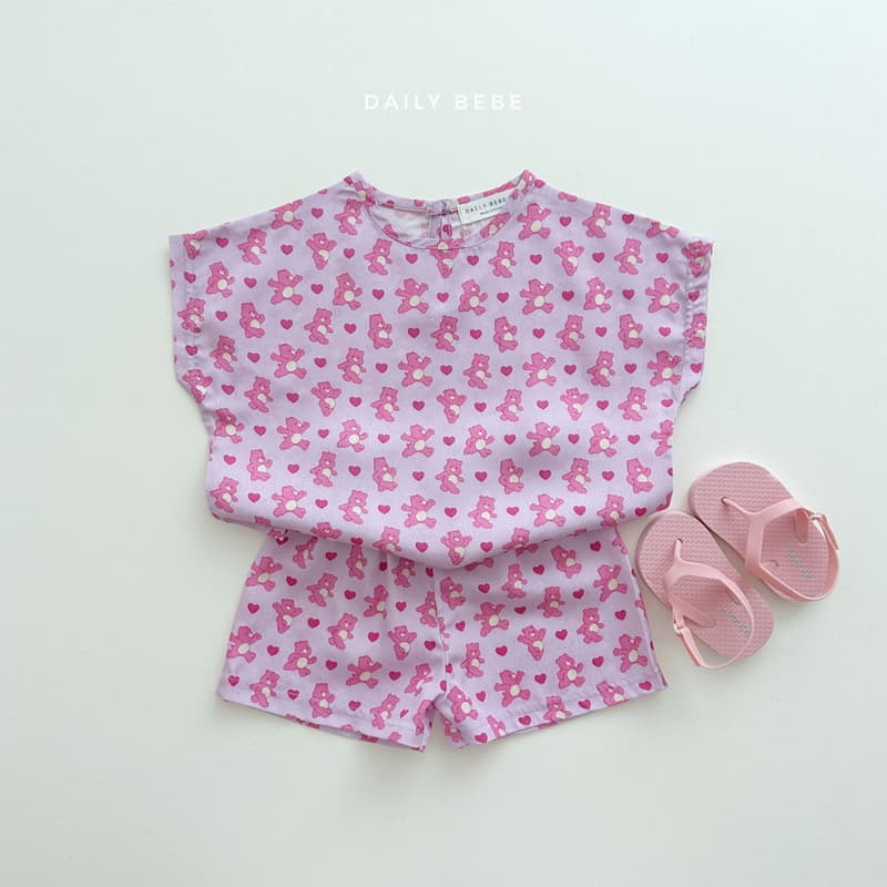 Daily Bebe - Korean Children Fashion - #littlefashionista - Ingun Top Bottom Set - 9
