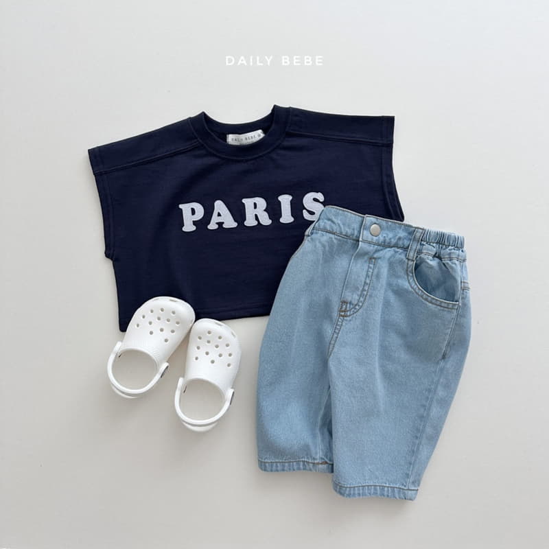 Daily Bebe - Korean Children Fashion - #prettylittlegirls - Capri Jeans - 6