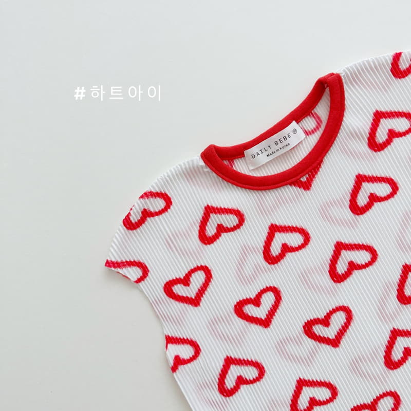 Daily Bebe - Korean Children Fashion - #prettylittlegirls - Pattern Pleats Top Bottom Set - 12