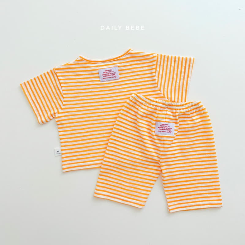 Daily Bebe - Korean Children Fashion - #stylishchildhood - Slav Stripes Pajama - 6