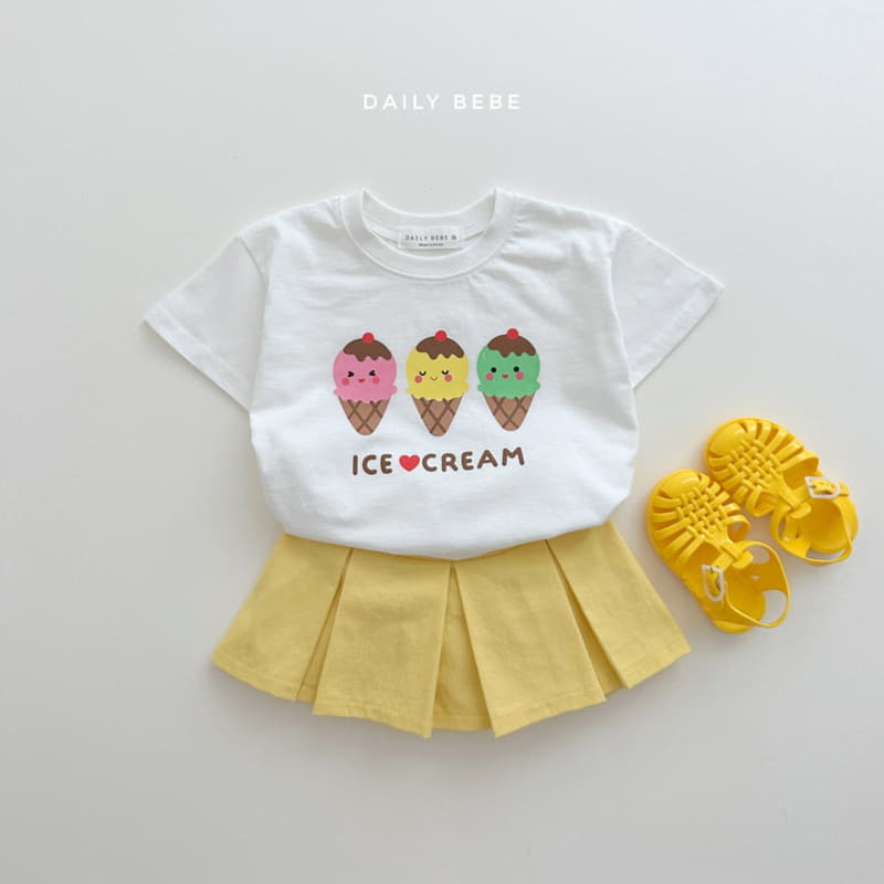 Daily Bebe - Korean Children Fashion - #stylishchildhood - Ice Cream Tee - 2