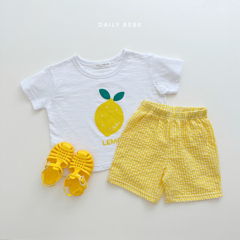 Daily Bebe - Korean Children Fashion - #toddlerclothing - Fruit Top Bottom Set - 4