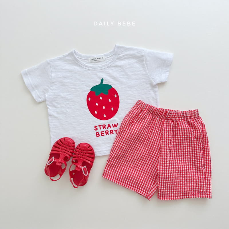 Daily Bebe - Korean Children Fashion - #todddlerfashion - Fruit Top Bottom Set - 2