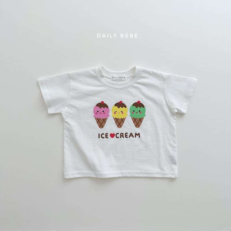 Daily Bebe - Korean Children Fashion - #toddlerclothing - Ice Cream Tee