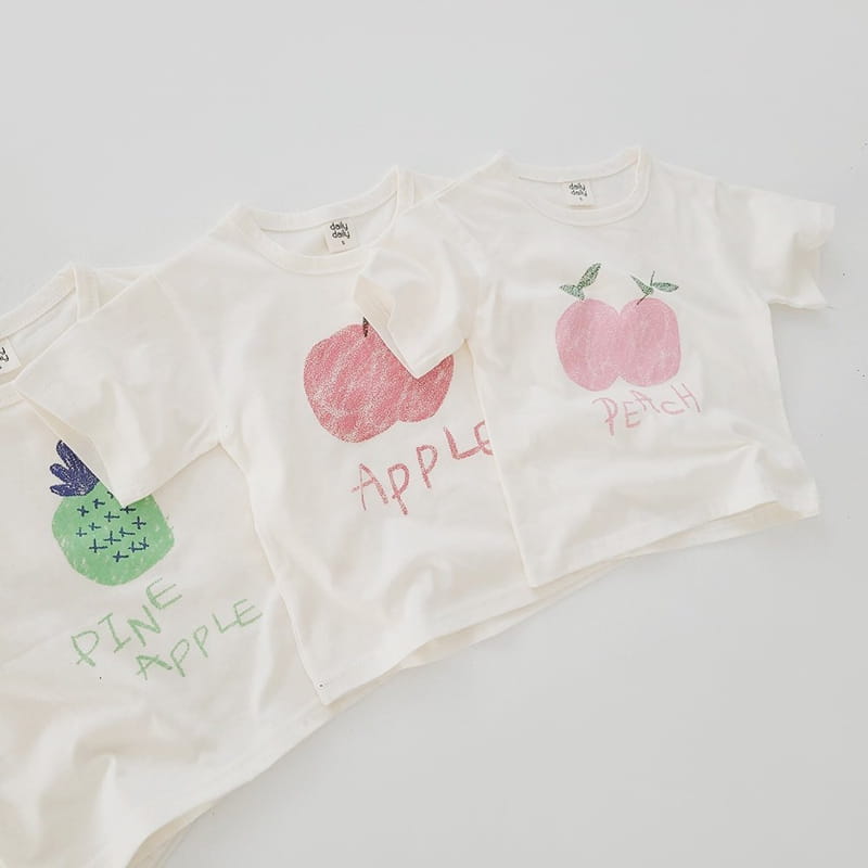 Daily Daily - Korean Children Fashion - #fashionkids - Fruit Top Bottom Set - 8