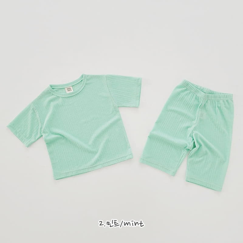Daily Daily - Korean Children Fashion - #toddlerclothing - Crayon Top Bottom Set - 5