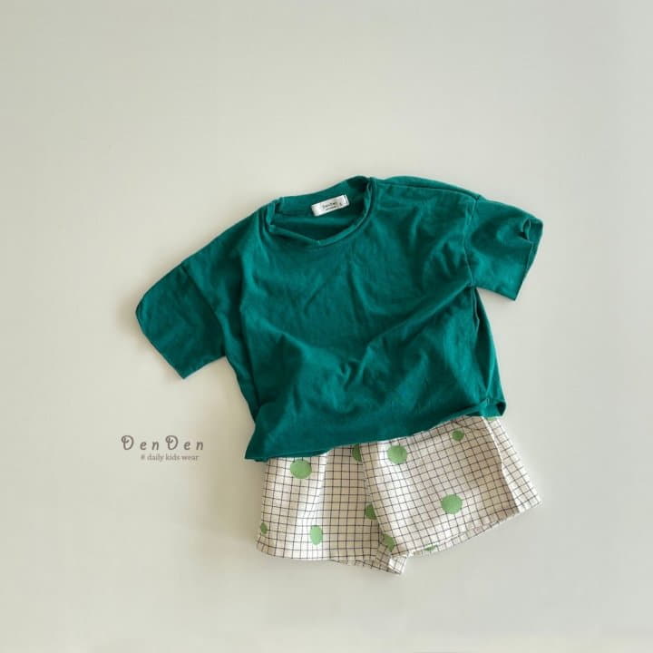 Denden - Korean Children Fashion - #Kfashion4kids - Grid Dot Shorts - 3