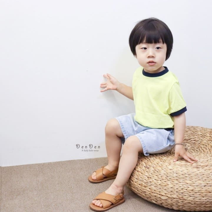 Denden - Korean Children Fashion - #childofig - Together Color Tee - 8