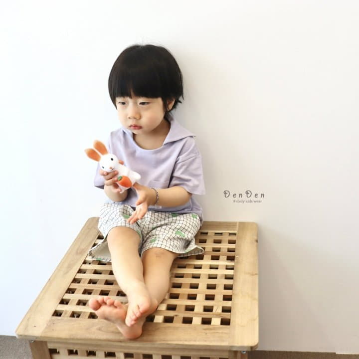 Denden - Korean Children Fashion - #childofig - Grid Dot Shorts - 9