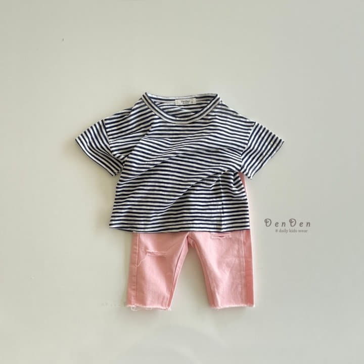Denden - Korean Children Fashion - #childofig - Sabana Stripes Tee - 8