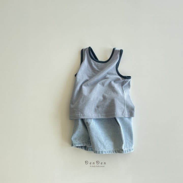 Denden - Korean Children Fashion - #childrensboutique - Ppappico Sleeveless Tee - 8