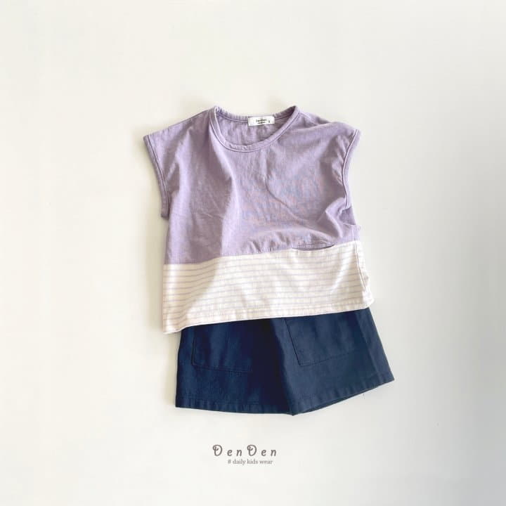 Denden - Korean Children Fashion - #designkidswear - Linen Pocket Shorts