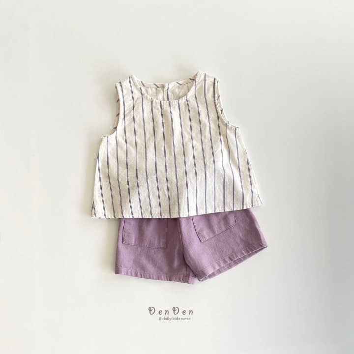 Denden - Korean Children Fashion - #discoveringself - Jul Line Sleeveless - 9