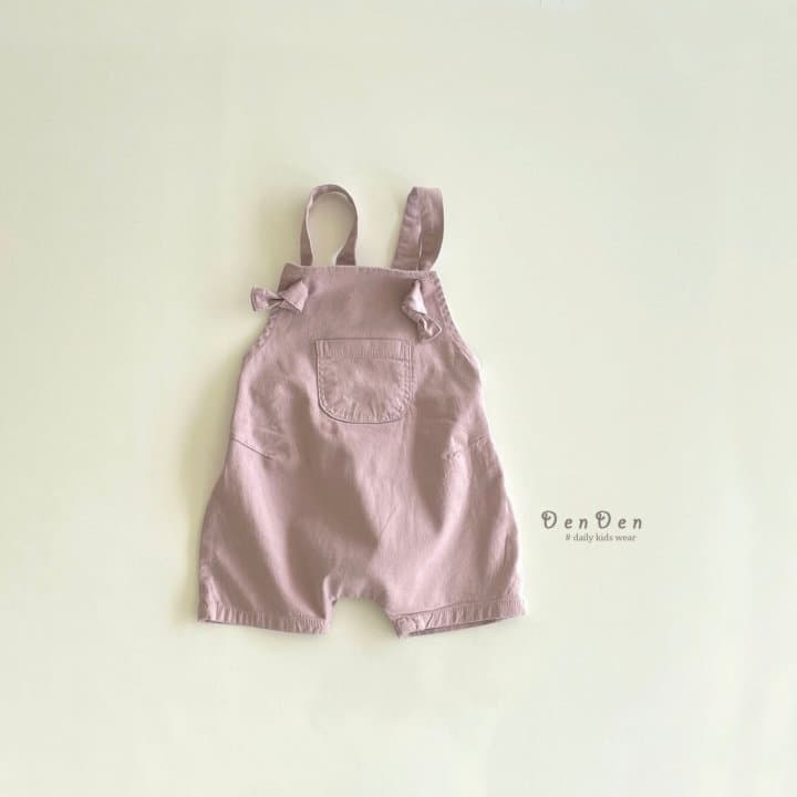 Denden - Korean Children Fashion - #designkidswear - Bonbon Dungarees Shorts - 4