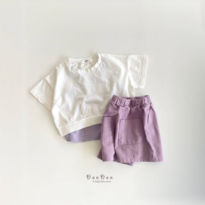 Denden - Korean Children Fashion - #kidsshorts - Something Crop Tee - 9