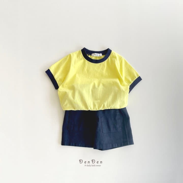 Denden - Korean Children Fashion - #fashionkids - Linen Pocket Shorts - 4