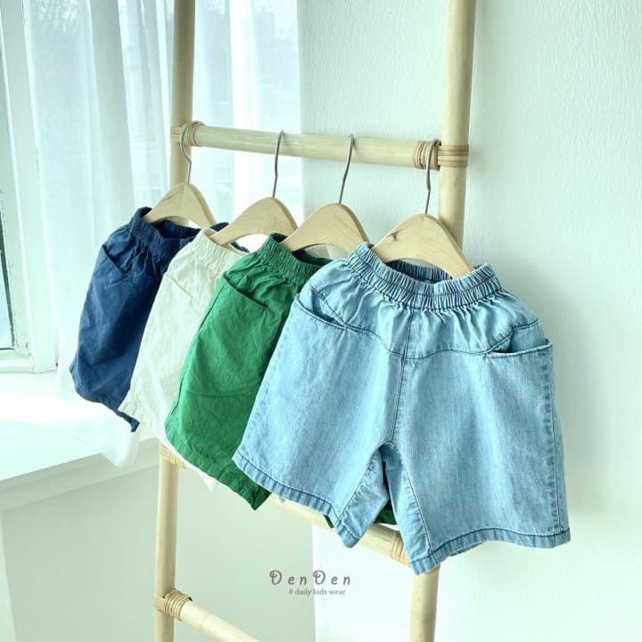 Denden - Korean Children Fashion - #kidsshorts - Lavin Pocket Shorts - 2