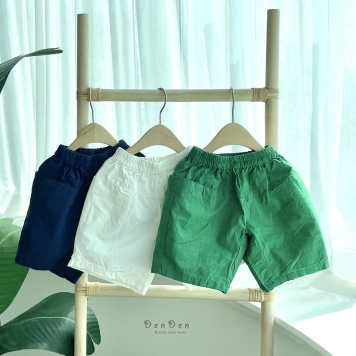 Denden - Korean Children Fashion - #kidsstore - Lavin Pocket Shorts - 3