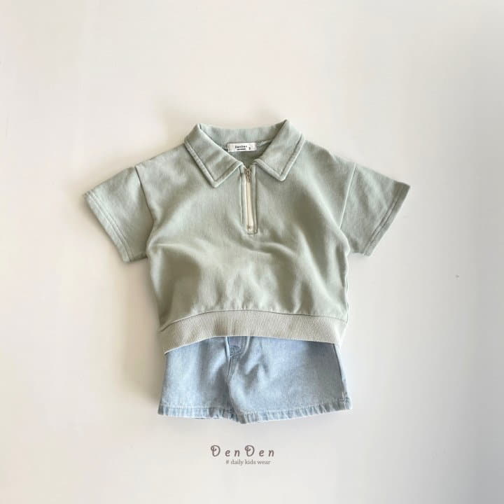 Denden - Korean Children Fashion - #littlefashionista - Onder Denim Shorts - 5