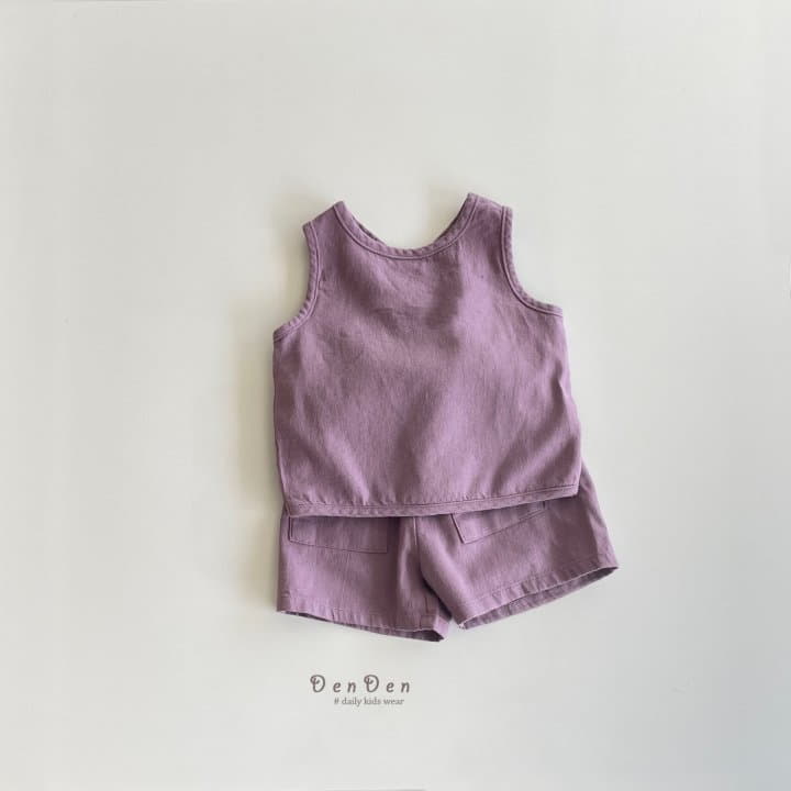 Denden - Korean Children Fashion - #littlefashionista - Linen Pocket Shorts - 8