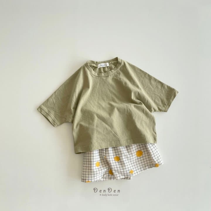 Denden - Korean Children Fashion - #Kfashion4kids - Grid Dot Shorts - 4