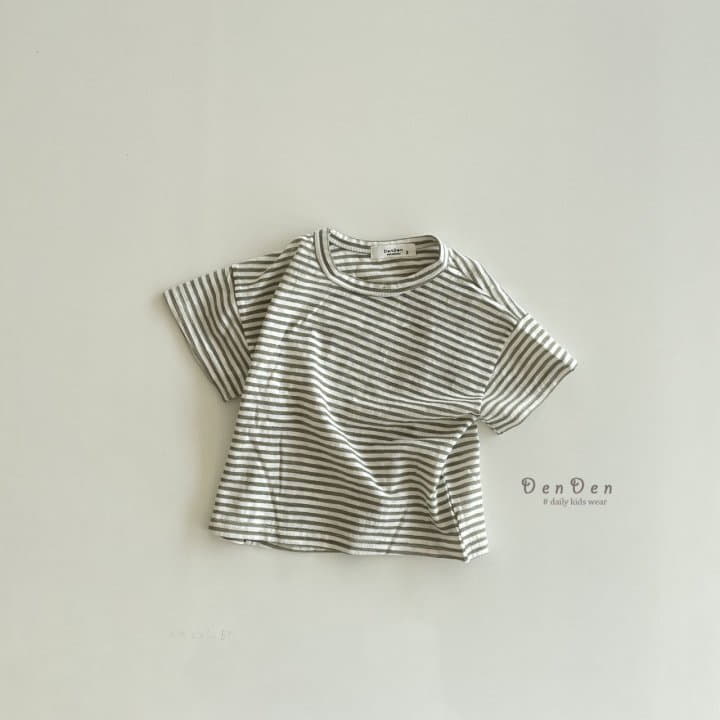 Denden - Korean Children Fashion - #littlefashionista - Sabana Stripes Tee - 3