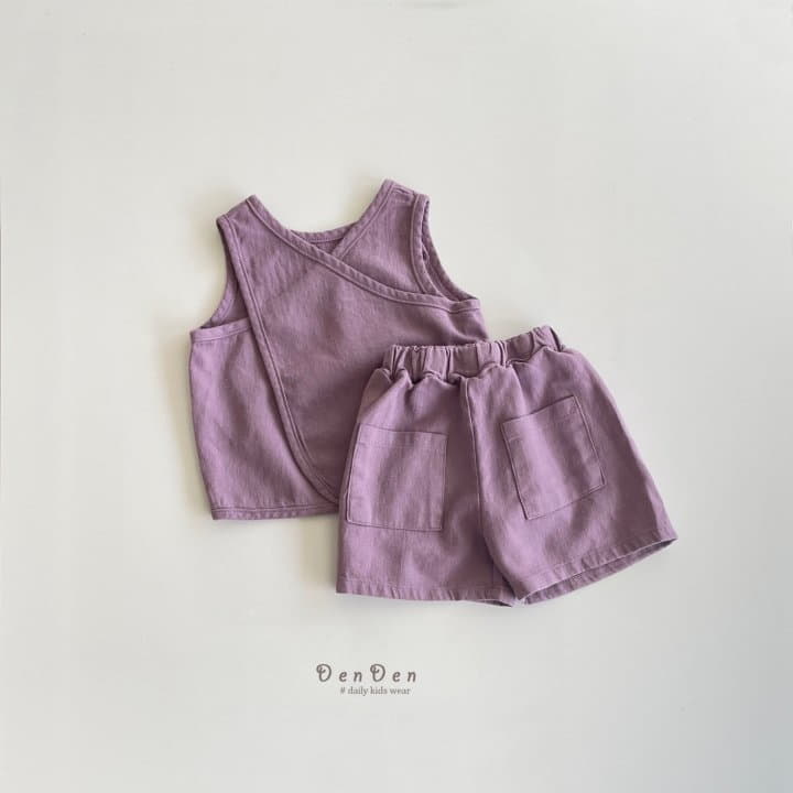 Denden - Korean Children Fashion - #magicofchildhood - Linen Pocket Shorts - 9