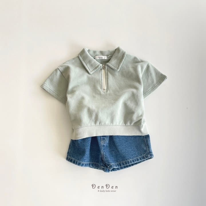 Denden - Korean Children Fashion - #stylishchildhood - Onder Denim Shorts - 11