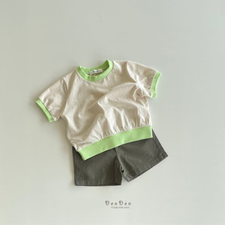Denden - Korean Children Fashion - #stylishchildhood - Together Color Tee - 7