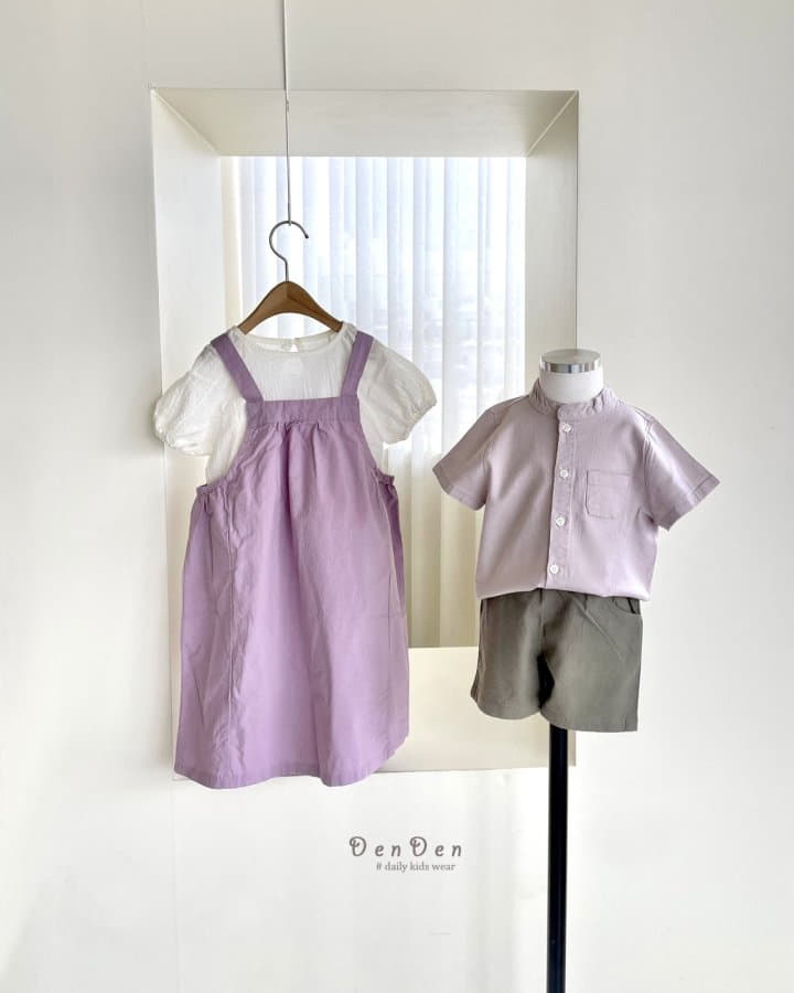 Denden - Korean Children Fashion - #toddlerclothing - Summer Craker Shirt - 4